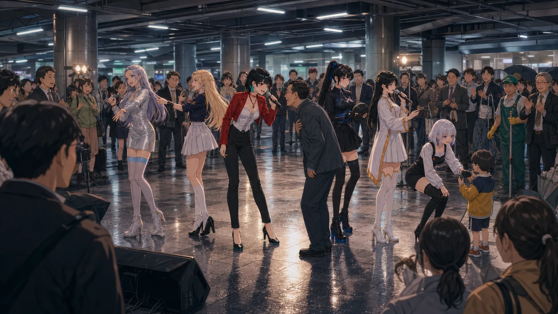 부산마법소녀 제작 스틸 CITY LIVE — 지하철